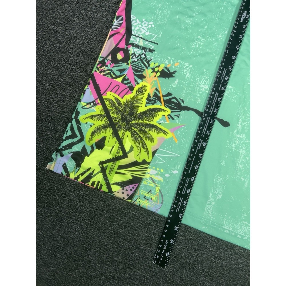 Sunday Swagger Polo Shirt Men 4XL Golf Performance Floral Palm Trees - Lot Of 2 - Picture 8 of 15